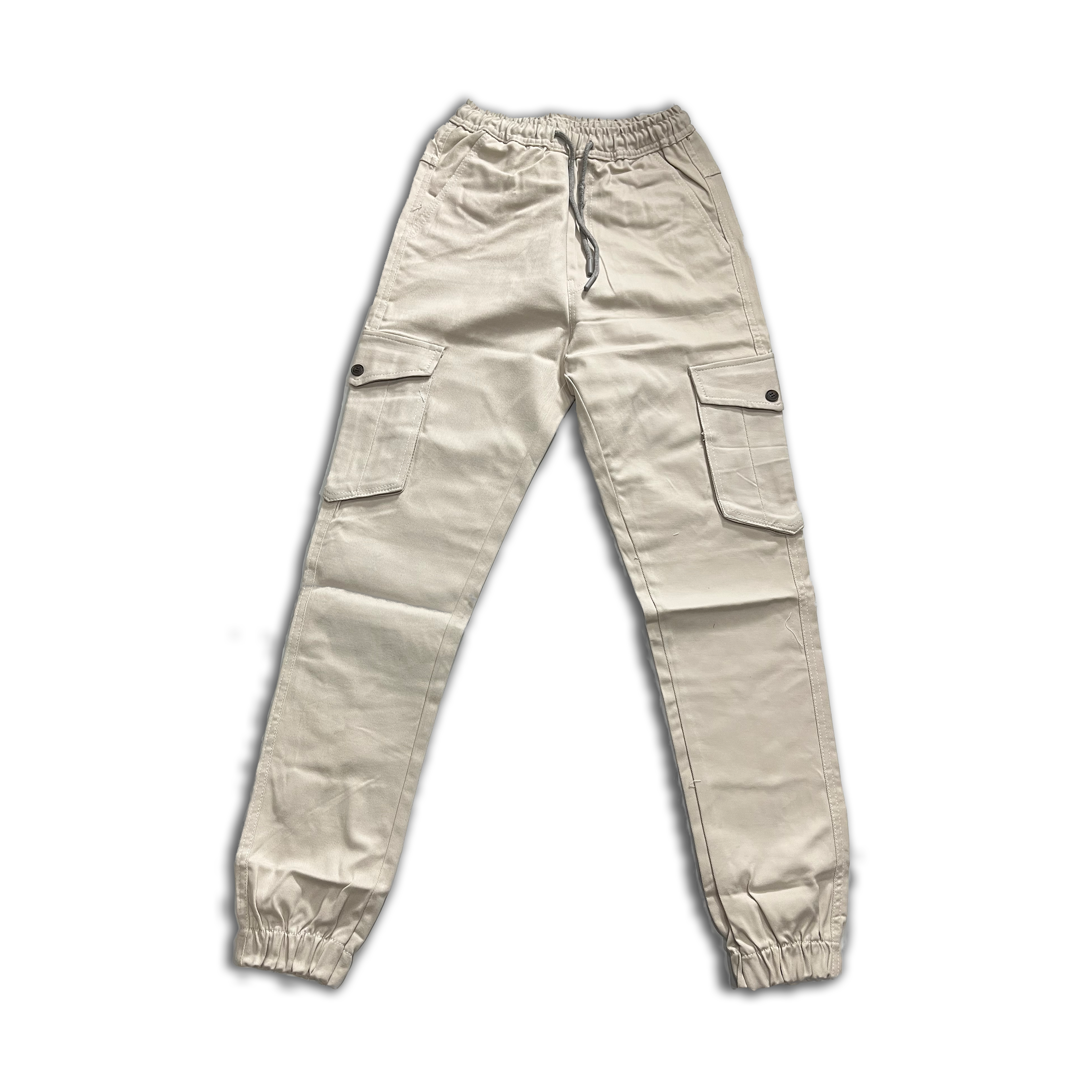 Men's Cargo Jogger Pants | Six-Pocket Utility Trousers with Elastic Waist & Cuffs