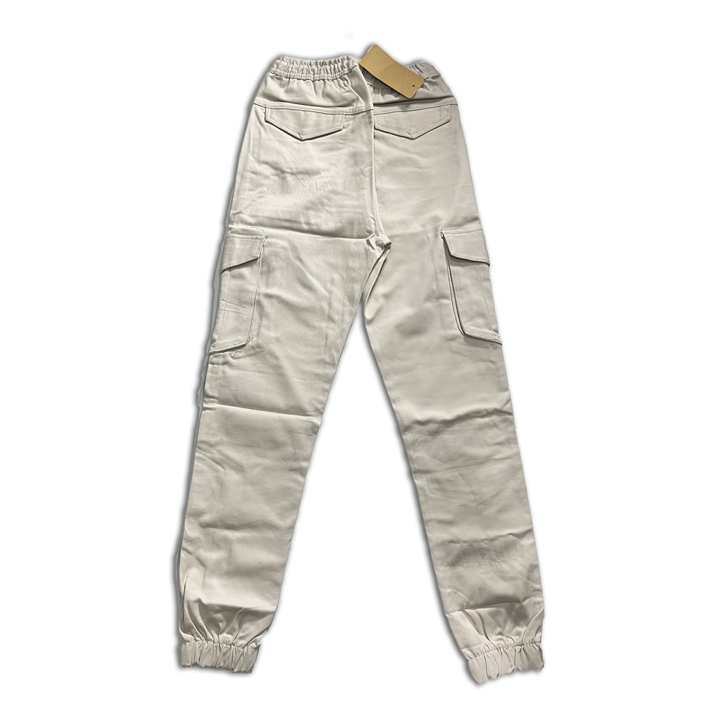 Men's Cargo Jogger Pants | Six-Pocket Utility Trousers with Elastic Waist & Cuffs