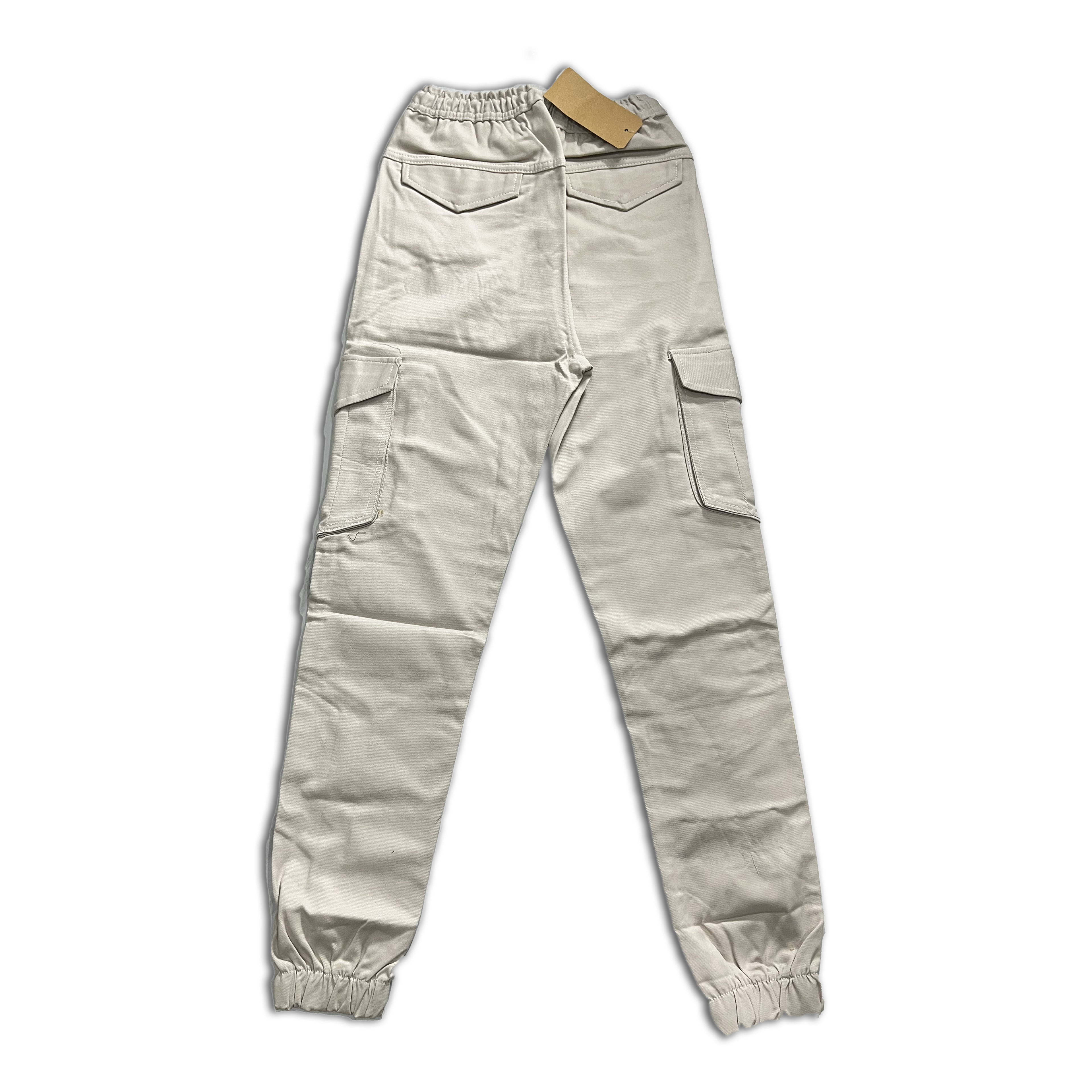Men's Cargo Jogger Pants | Six-Pocket Utility Trousers with Elastic Waist & Cuffs