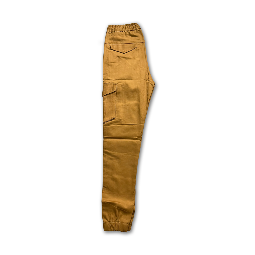 Men's Cargo Jogger Pants | Six-Pocket Utility Trousers with Elastic Waist & Cuffs