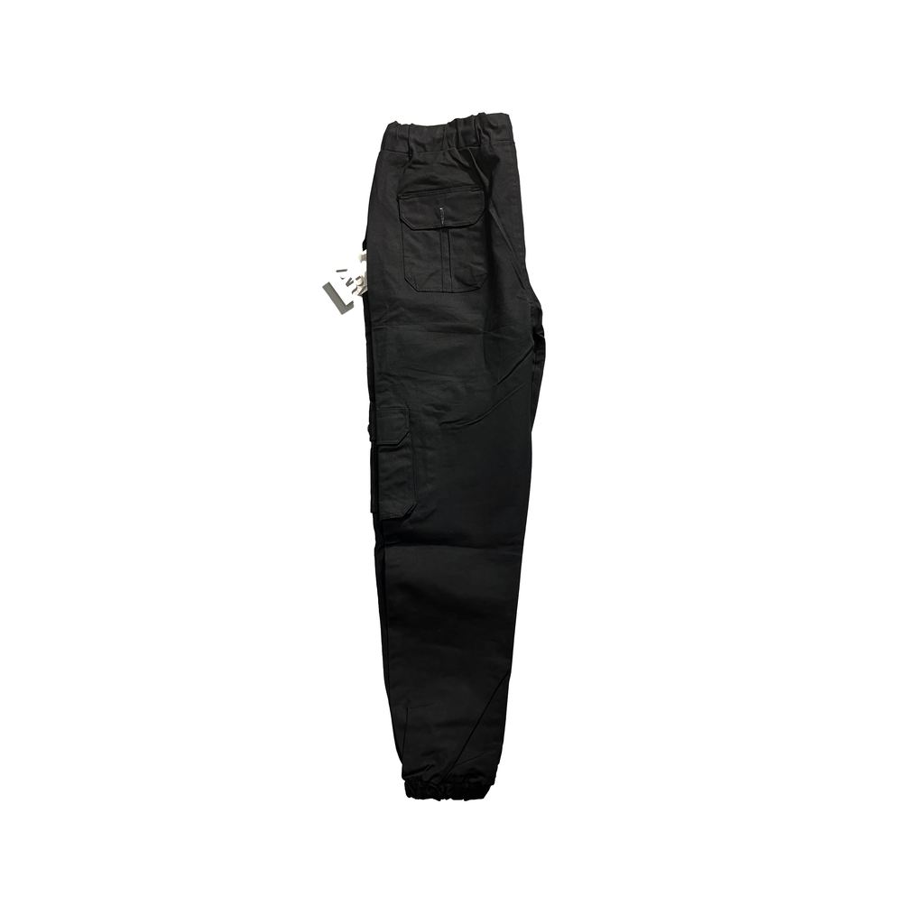 Men's Cargo Jogger Pants | Six-Pocket Utility Trousers with Elastic Waist & Cuffs