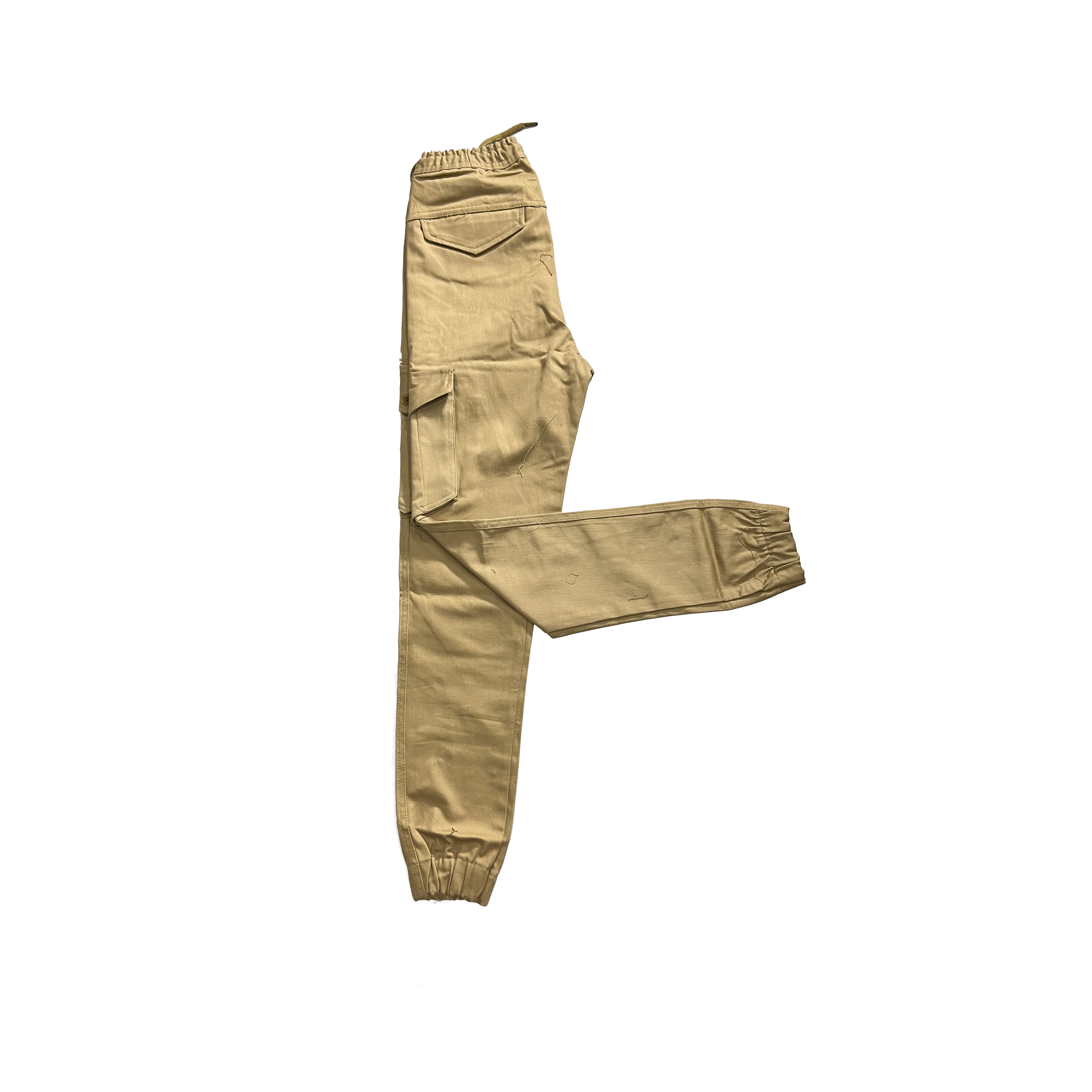 Men's Cargo Jogger Pants | Six-Pocket Utility Trousers with Elastic Waist & Cuffs