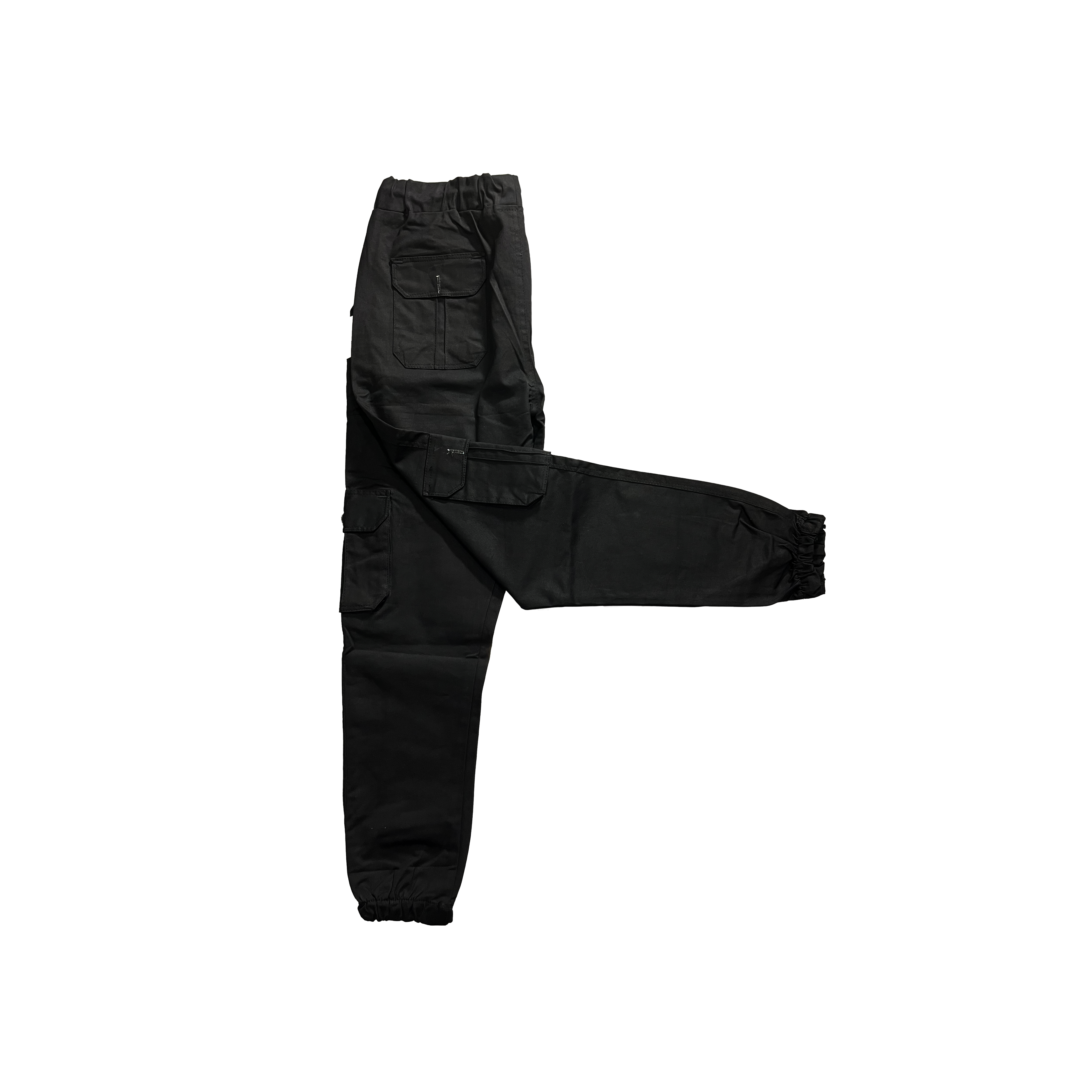 Men's Cargo Jogger Pants | Six-Pocket Utility Trousers with Elastic Waist & Cuffs