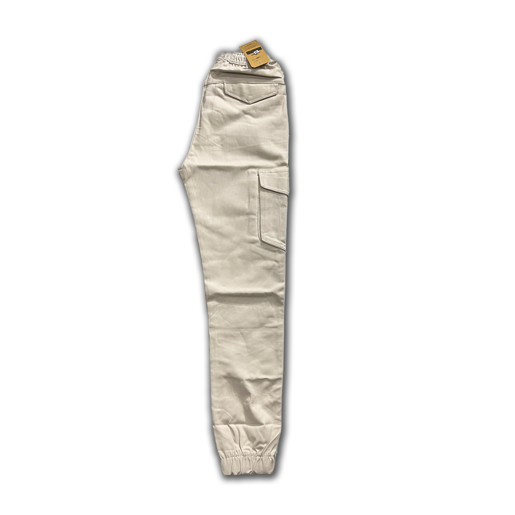 Men's Cargo Jogger Pants | Six-Pocket Utility Trousers with Elastic Waist & Cuffs