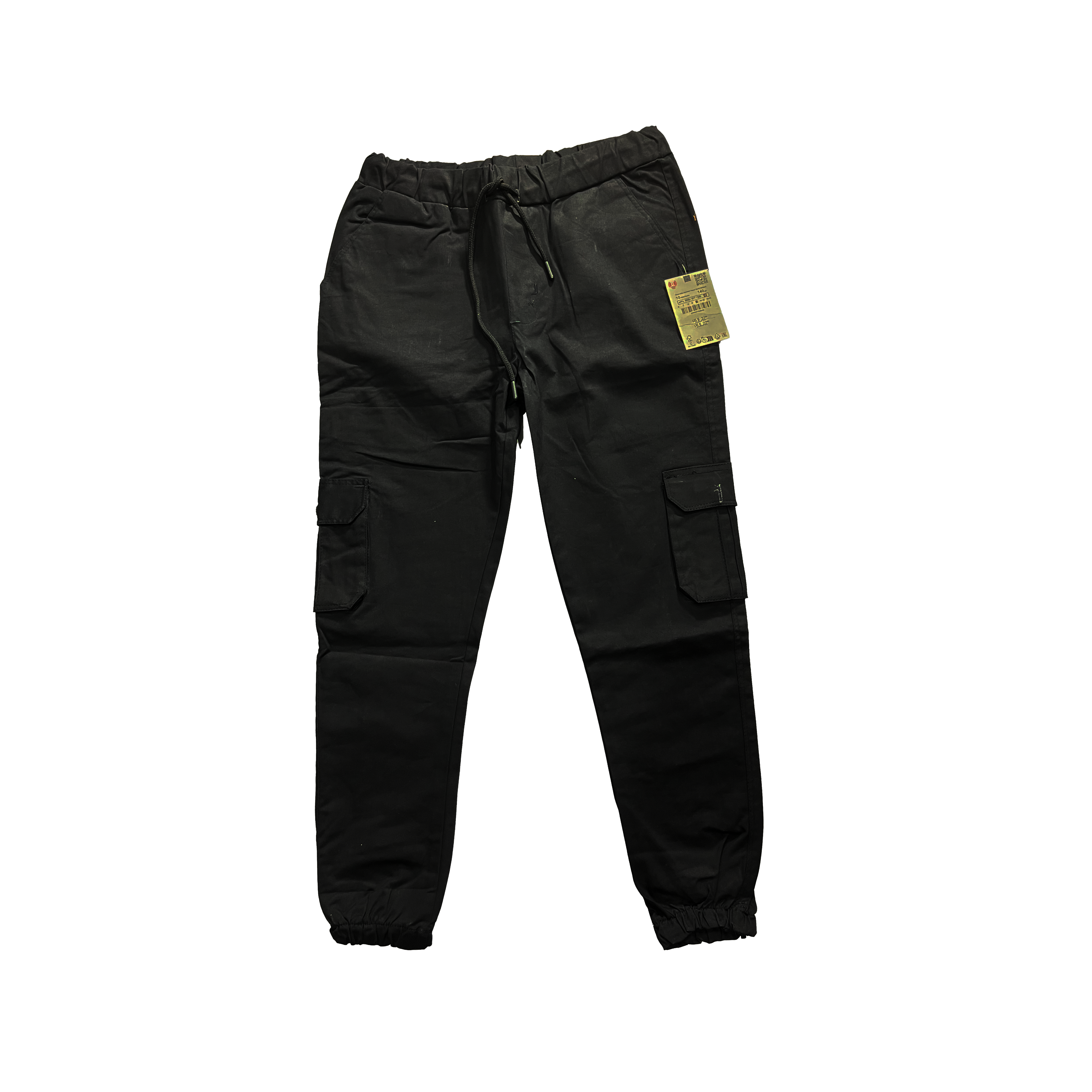 Men's Cargo Jogger Pants | Six-Pocket Utility Trousers with Elastic Waist & Cuffs